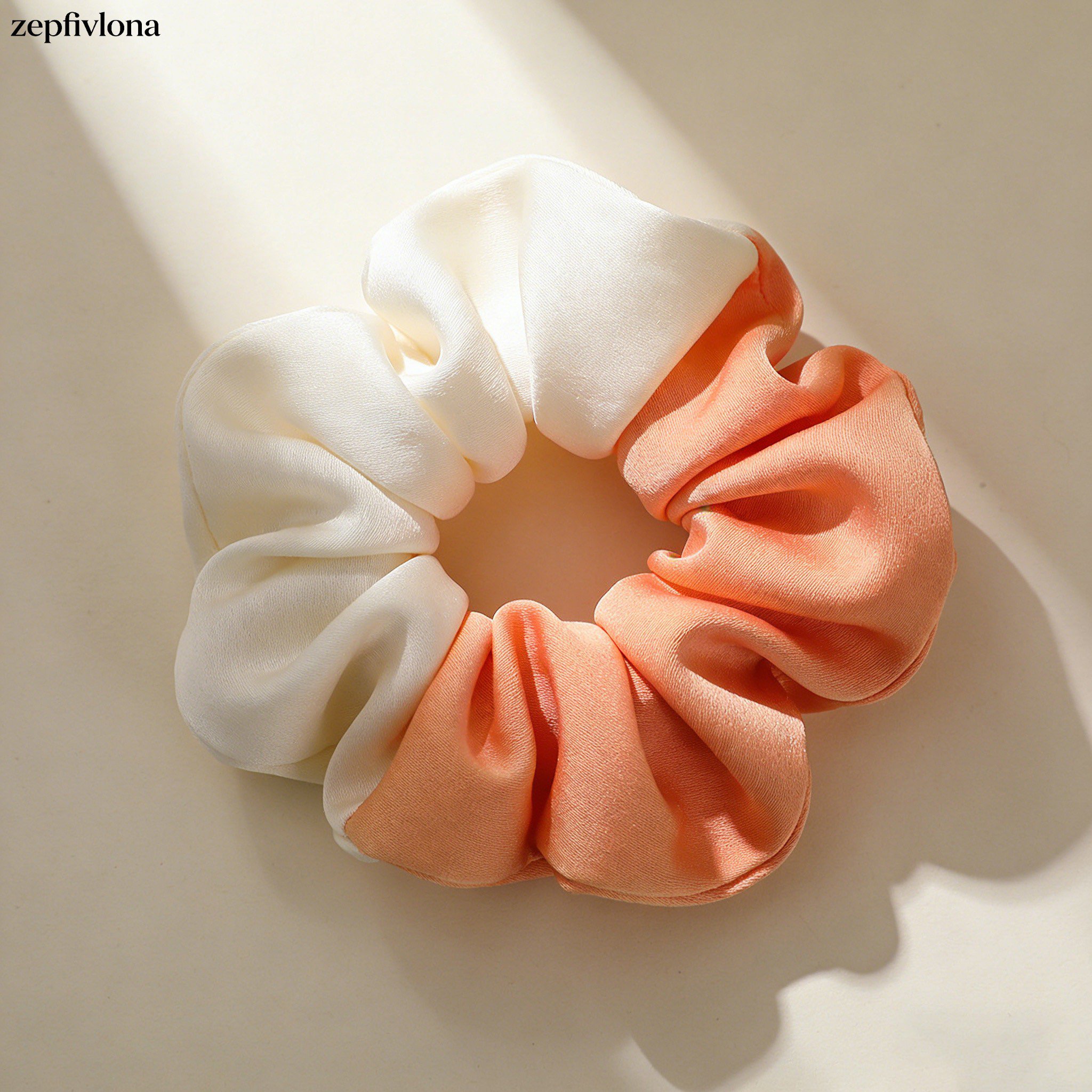 カラフルな布製シュシュ10個セット