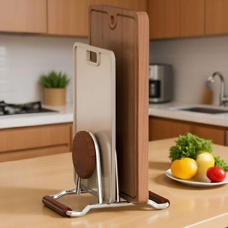 الفولاذ المقاوم للصدأ مطبخ تقطيع المجلس تخزين الرف