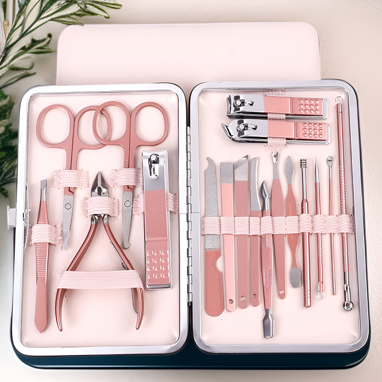 ชุดตัดแต่งเล็บเอนกประสงค์ อุปกรณ์เสริมสวย ชุดกรรไกรตัดเล็บพร้อมสร้อยข้อเท้า