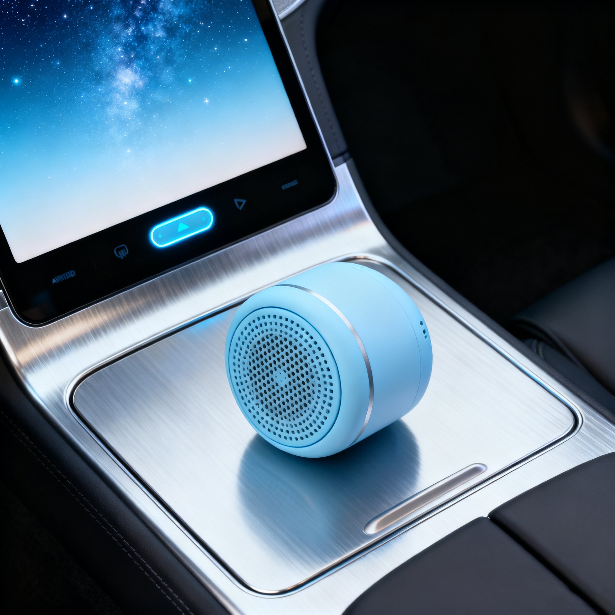 Malý bluetooth reproduktor do vozu na palubní desce