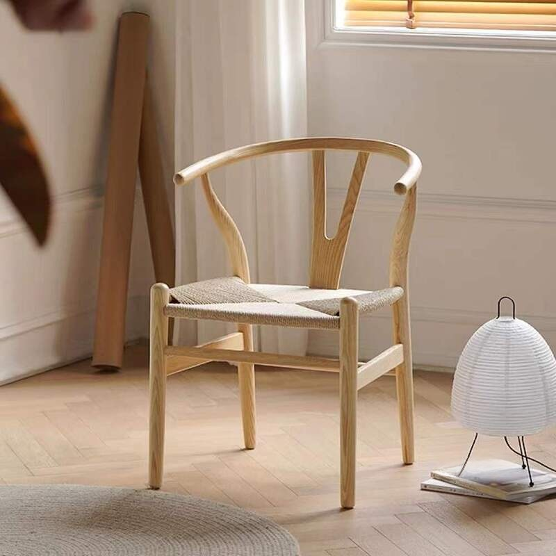 Modern Nordic Armrest Dining Chair for Home Use