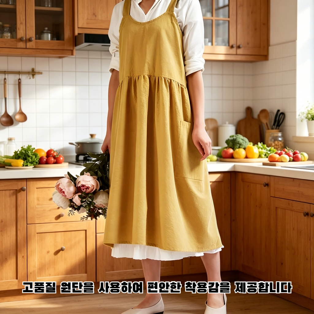 한국 스타일 패션 앞치마