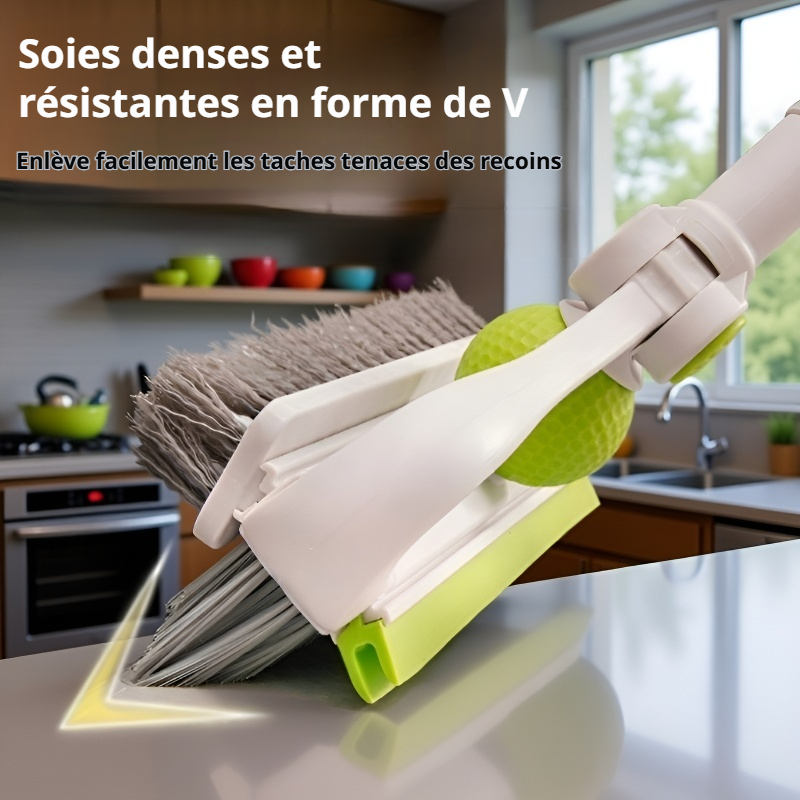 Multifunctional Silicone Brush Floor Brush for Toilet