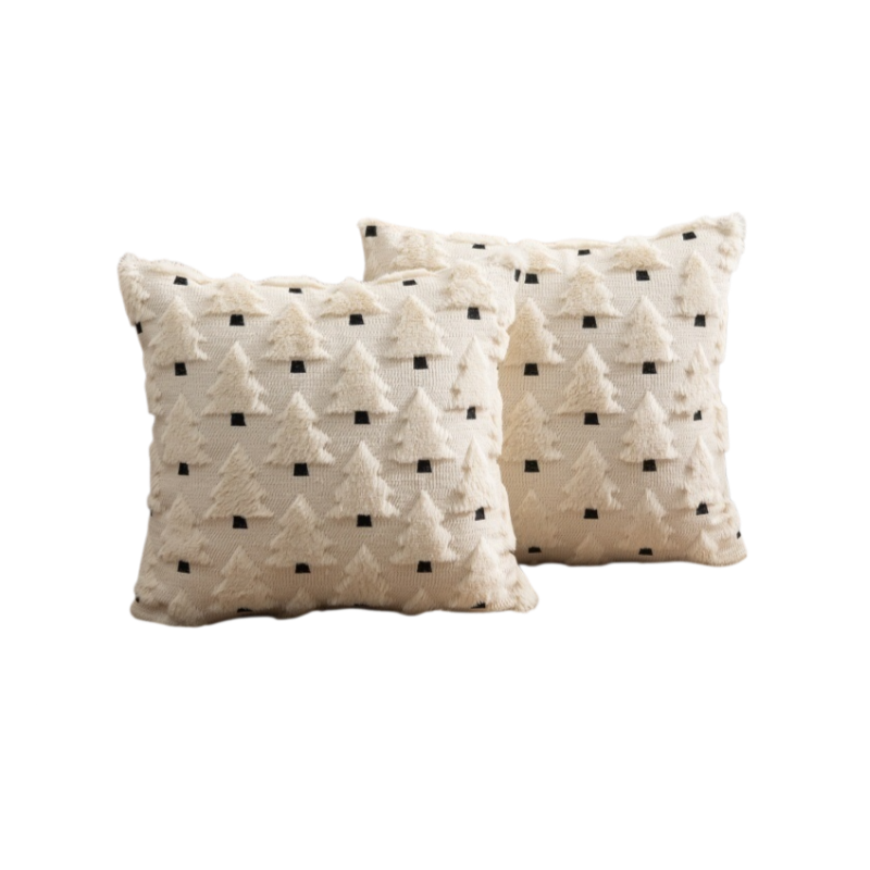 ホリデーシーズンの装飾用枕カバー