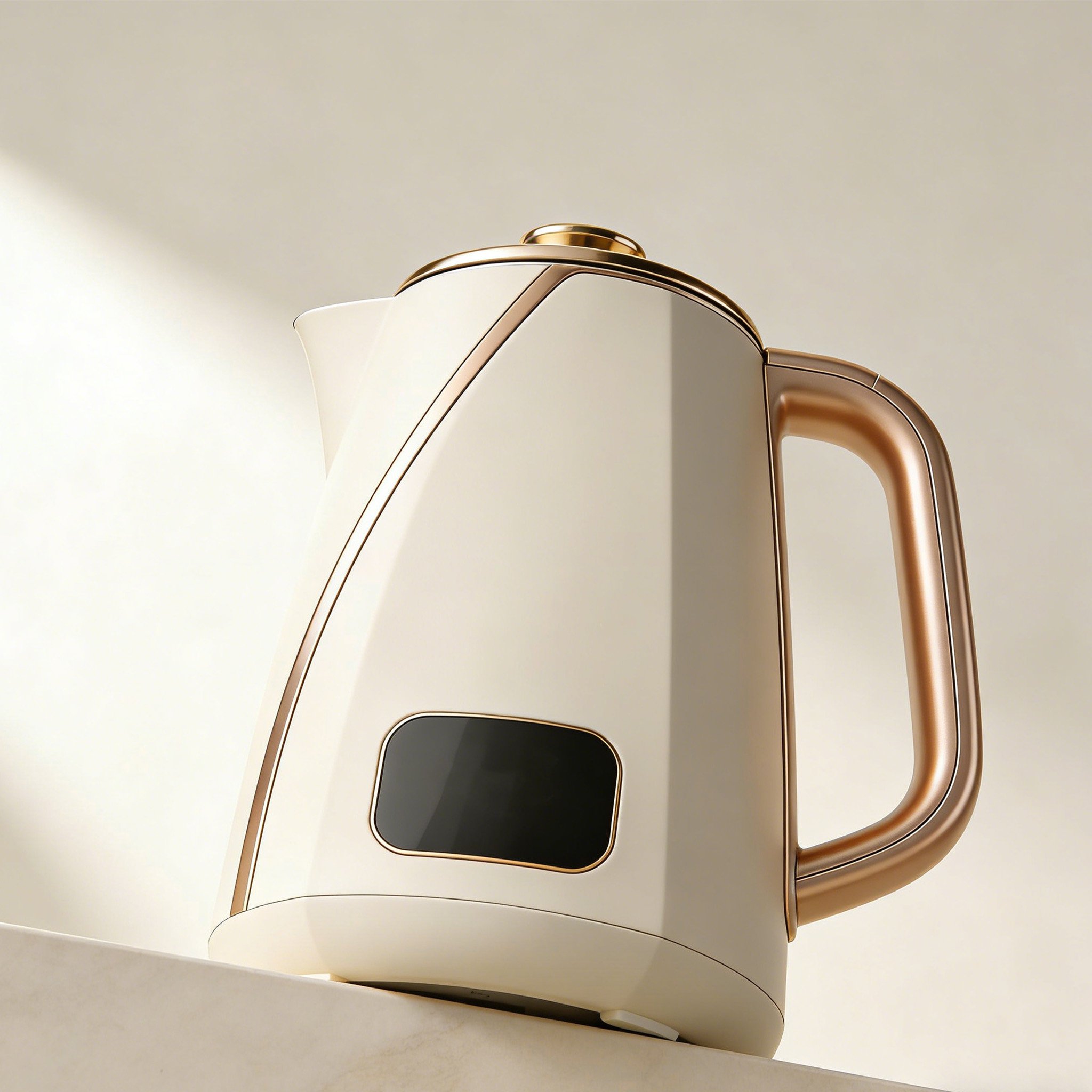 温度調節機能付き電気ケトルの操作パネル