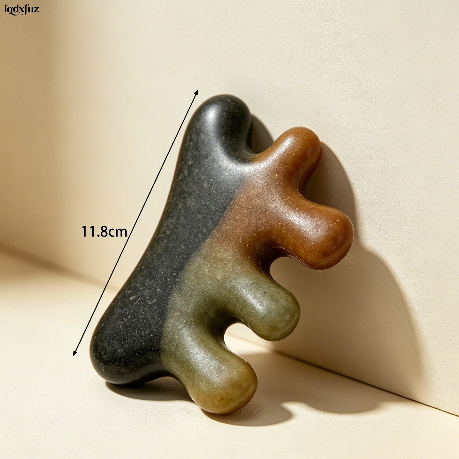 Handcrafted jade Gua Sha board set for beauty routine
