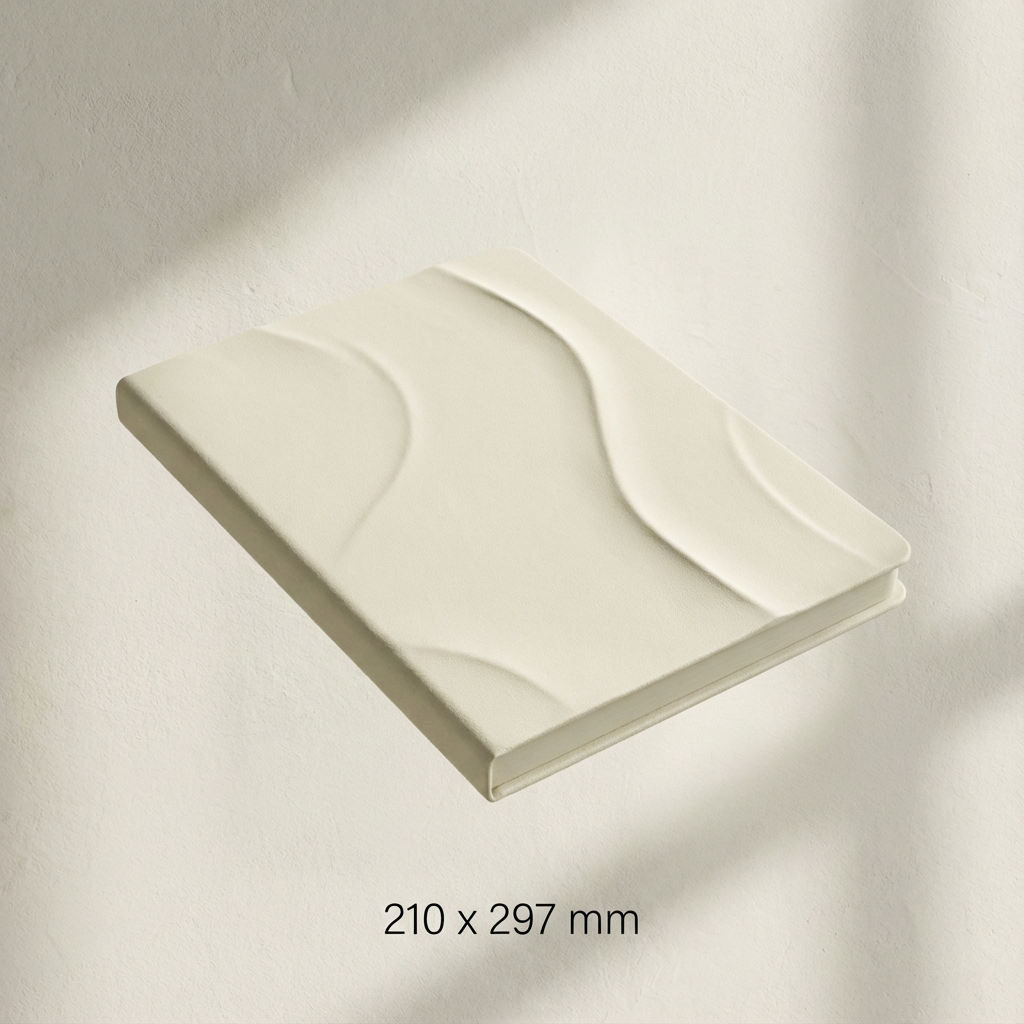 シンプルな紙のノート