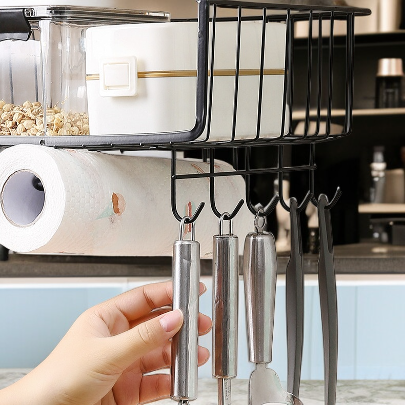 多機能収納ラック テーブル下収納キャビネット