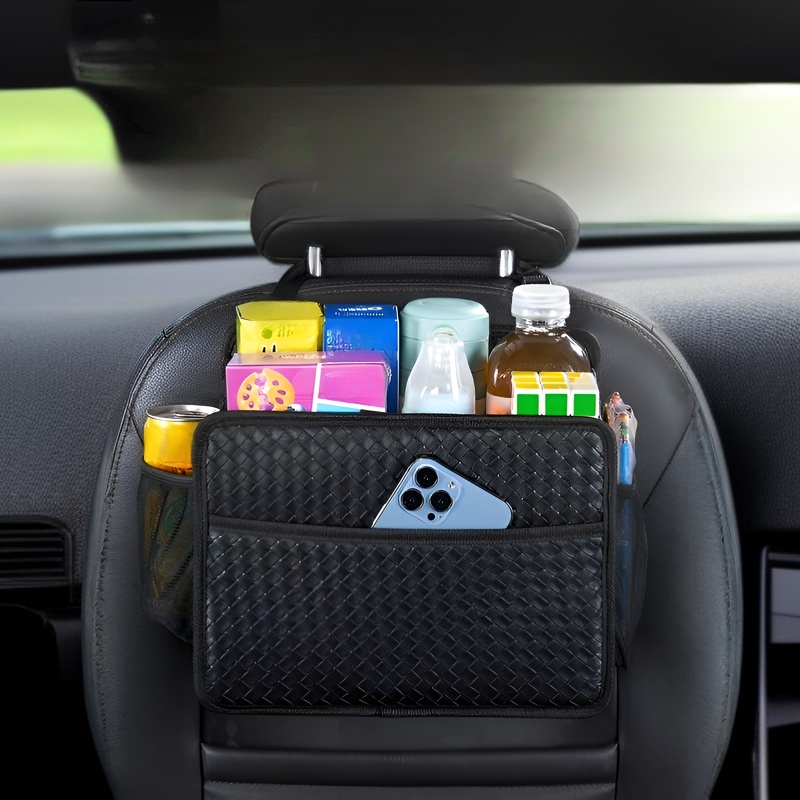 Caja de almacenamiento plegable para coche en uso