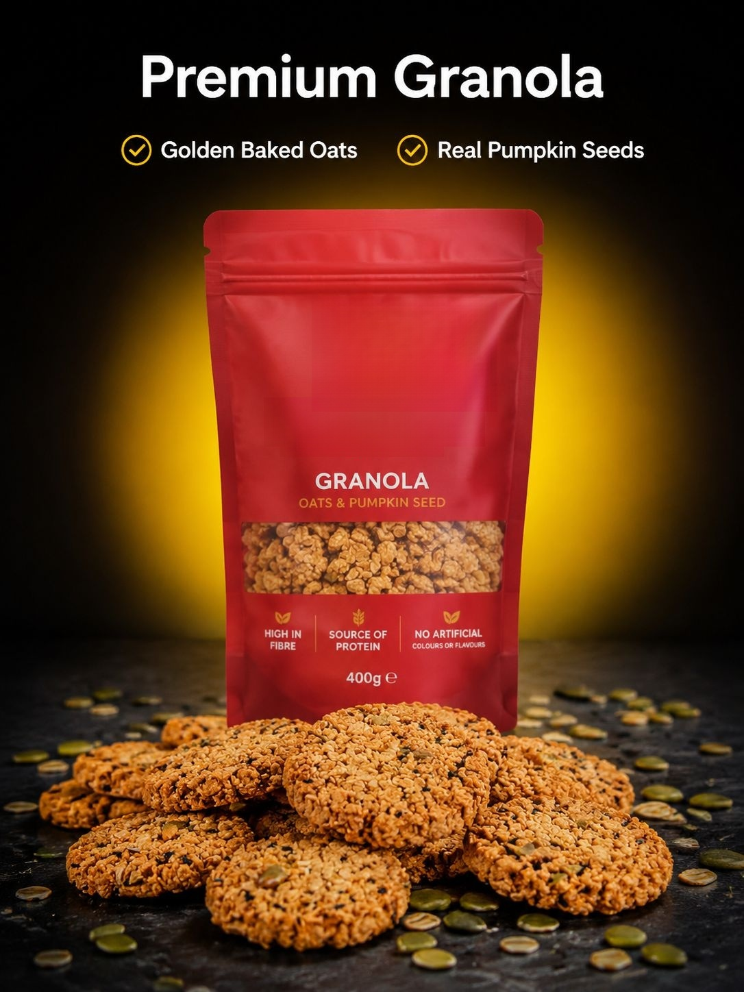 Pumpkin Seed Granola Oat Cereal