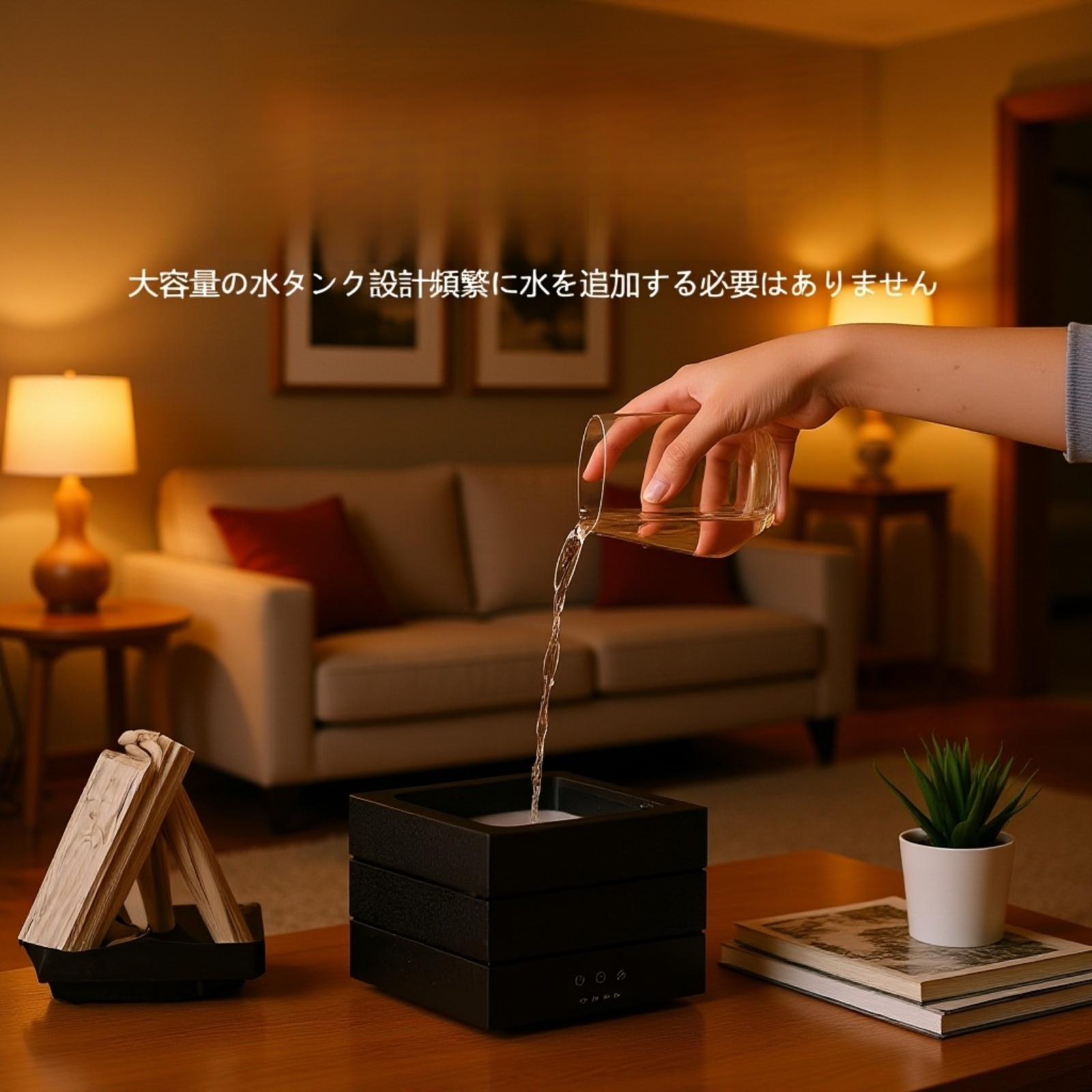 コンパクトで持ち運び便利なUSB加湿器