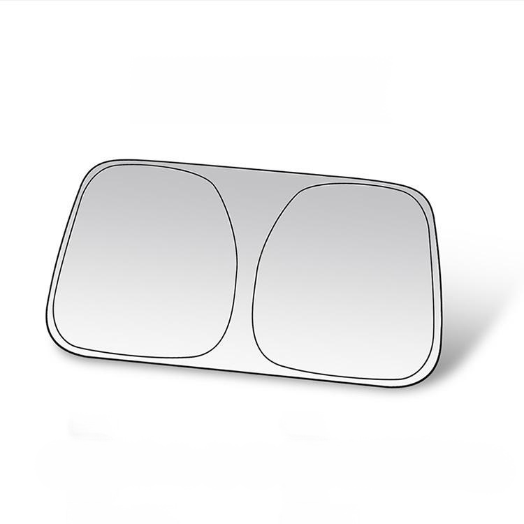 Car sunshade can be folded and stored