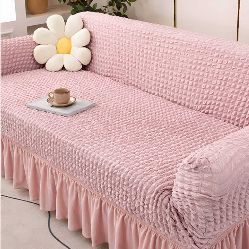 現代簡約泡泡紗沙發套 全包型 防滑彈力材質