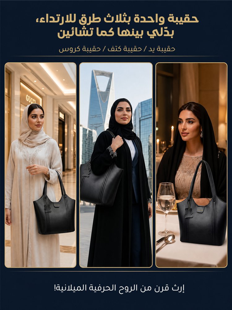 حقيبة توت راقية مثالية للمكتب والتنقل اليومي