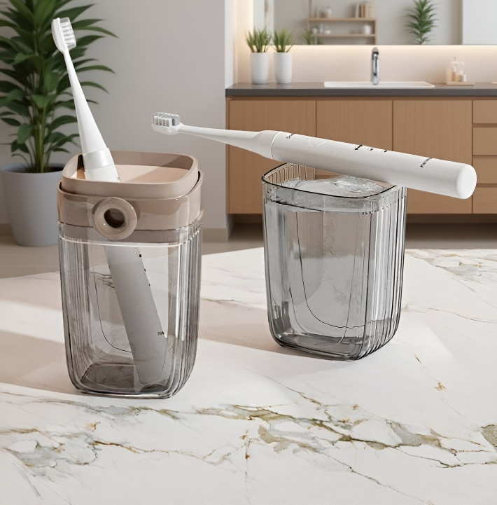 칫솔과 비누를 함께 보관하는 수납함