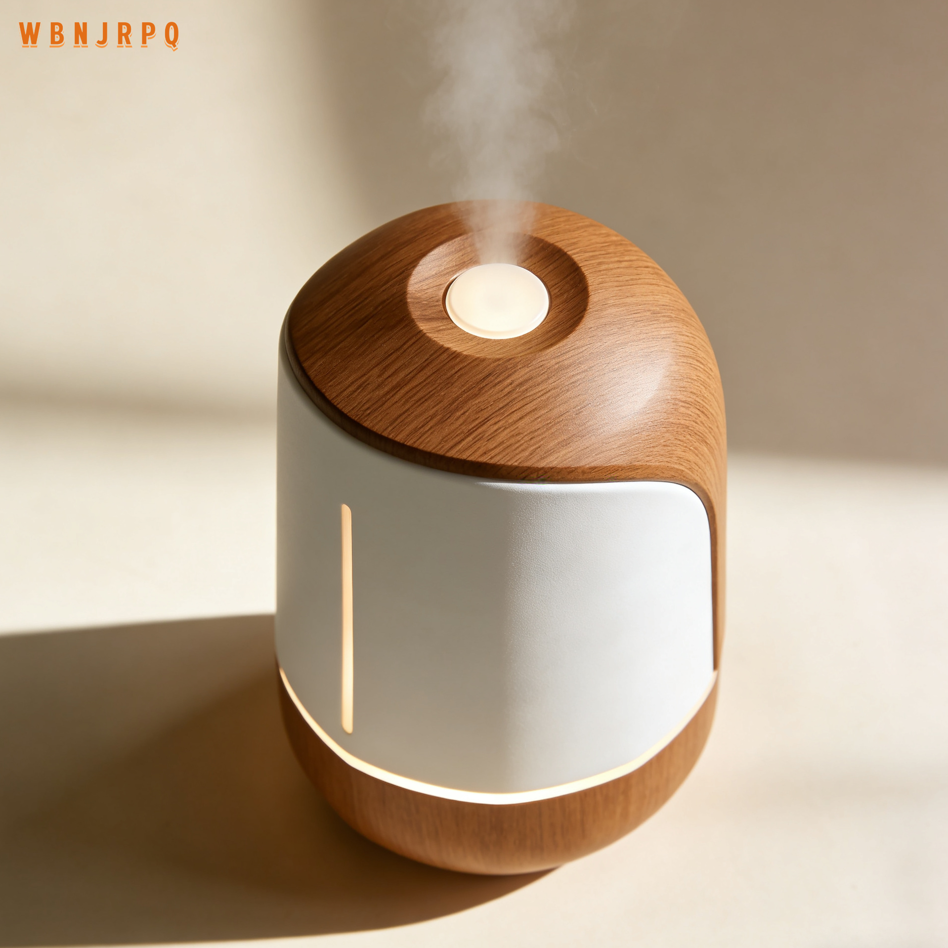 Humidificador difusor de aroma ultrasónico con veta de madera