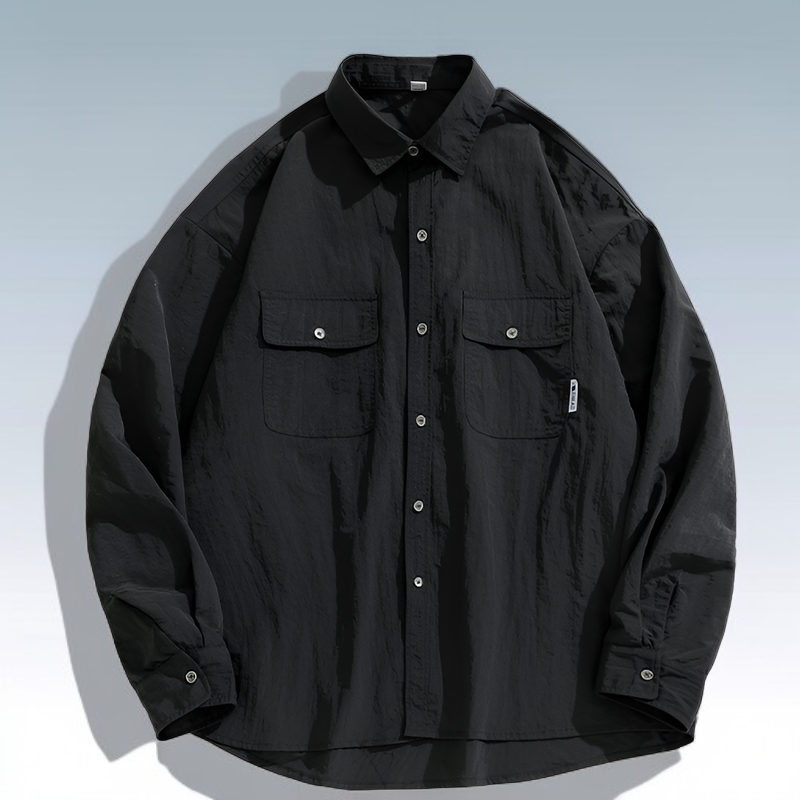 봄여름 작업복 스타일 남성 셔츠 아우터