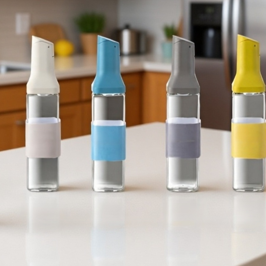 زجاج المطبخ وعاء زيت