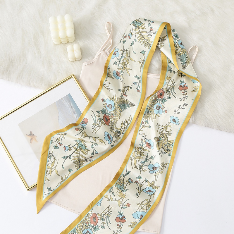 シルクスカーフとヘッドバンド