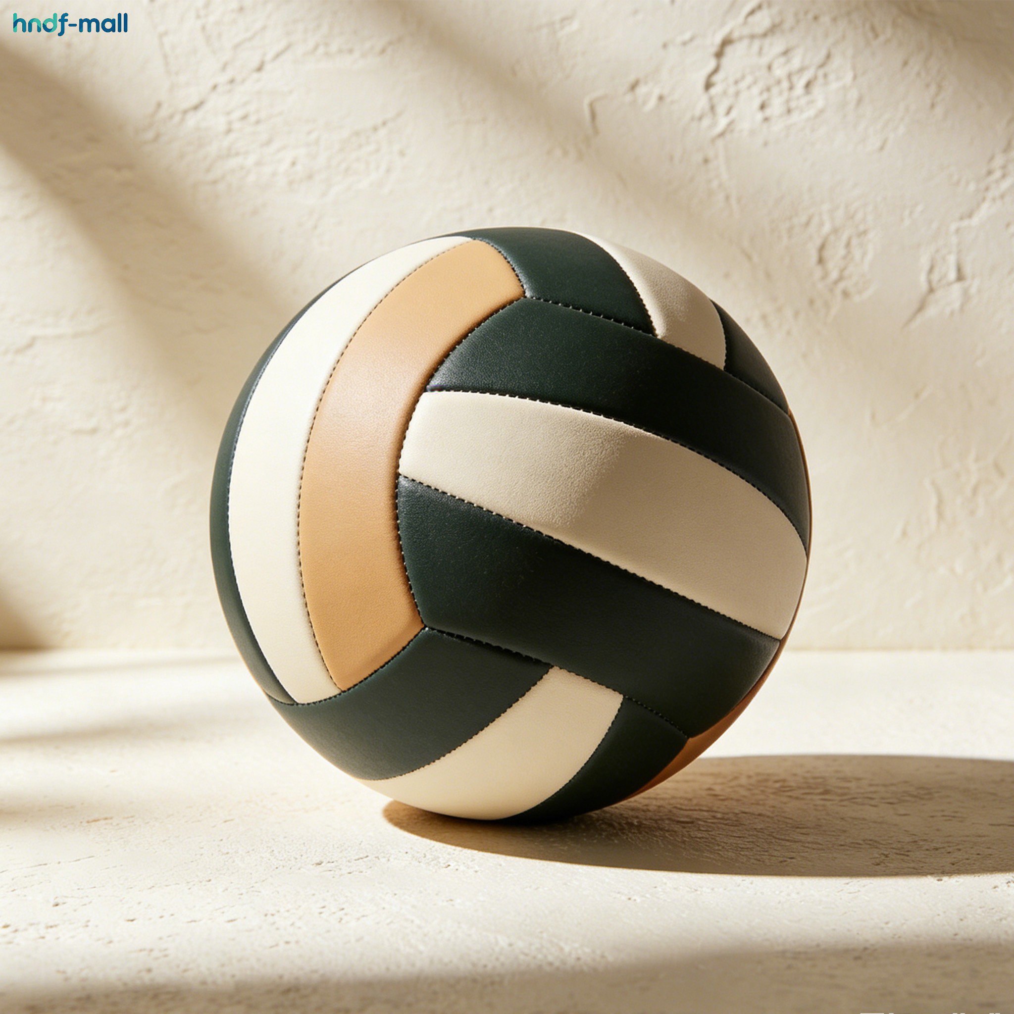 Durable inflatable volleyball in action