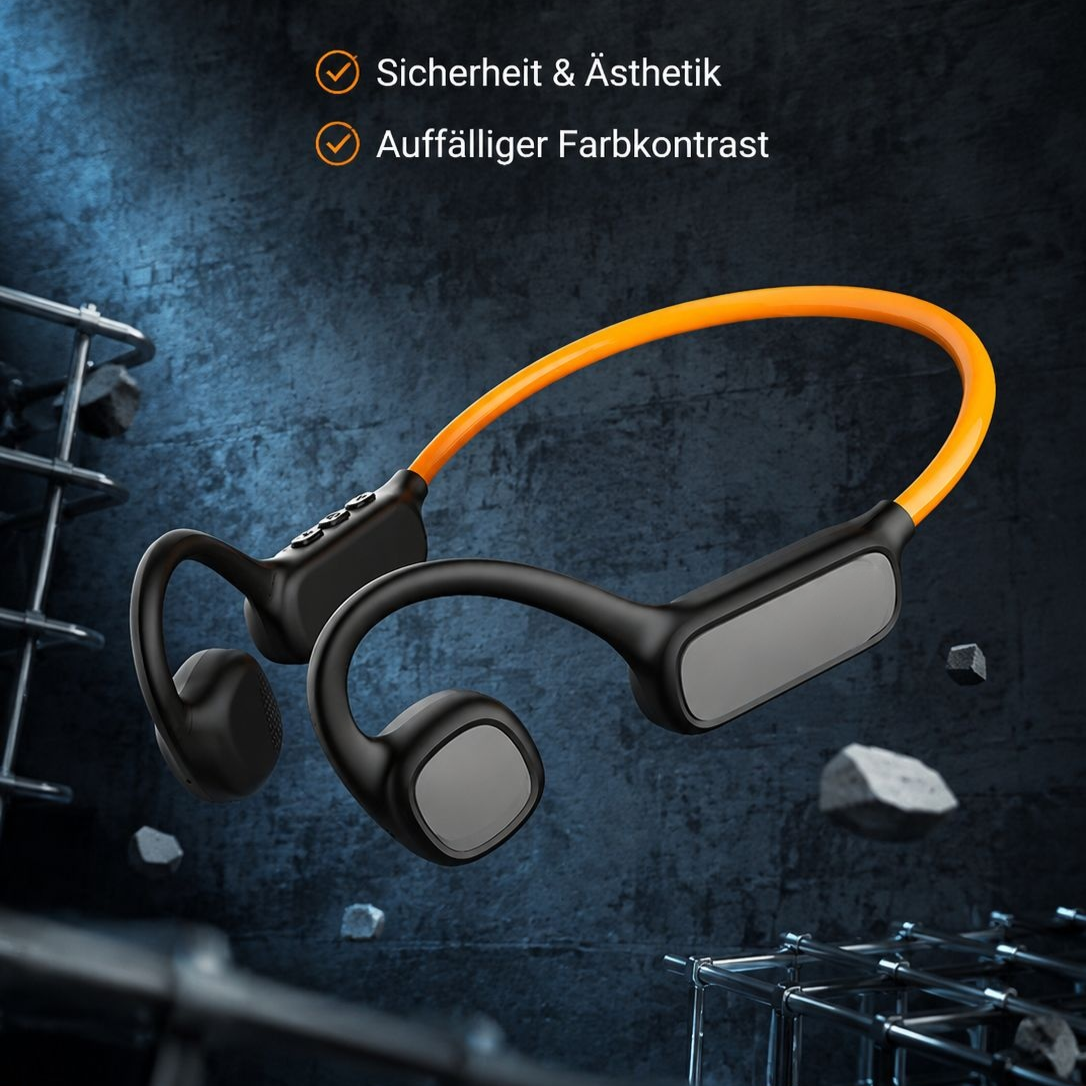 2025 neue leuchtende Luftleitung Bluetooth-Kopfhörer