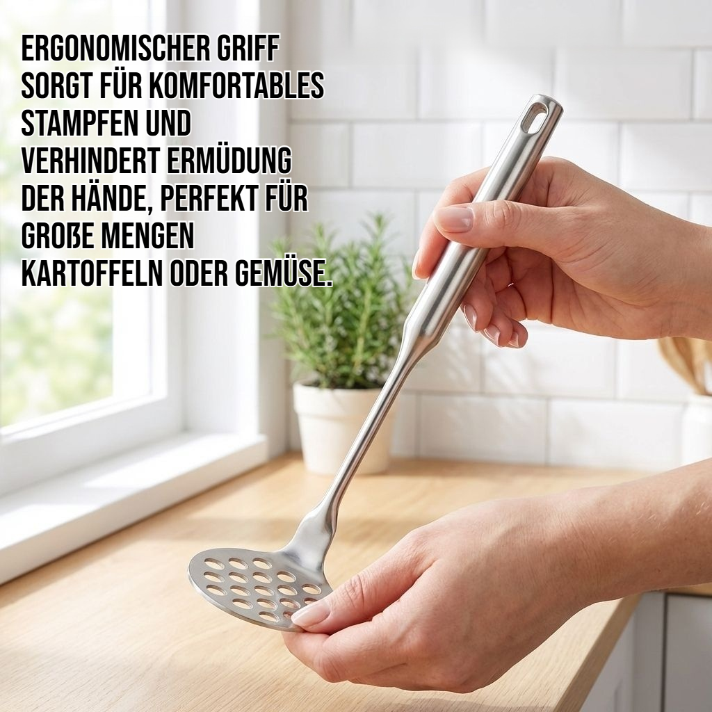 Kartoffelstampfer aus Edelstahl