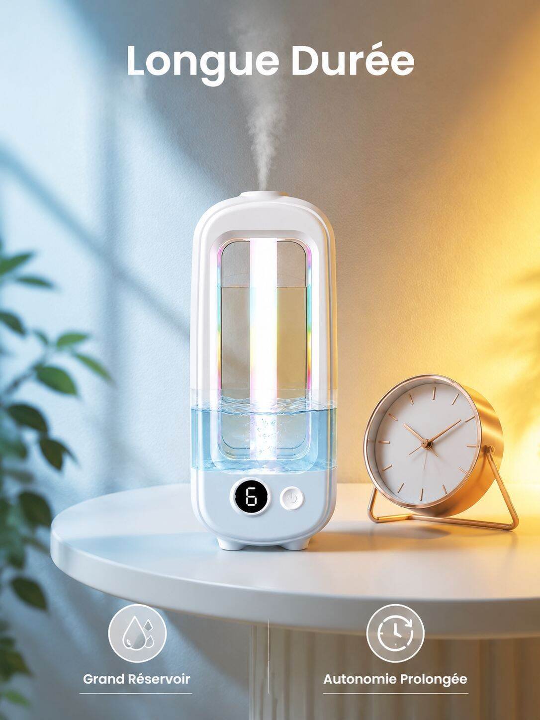 Diffuseur d'arômes intelligent avec humidificateur