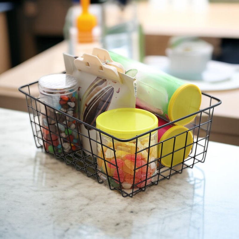 Durable Wear-Resistant Desktop Storage Basket