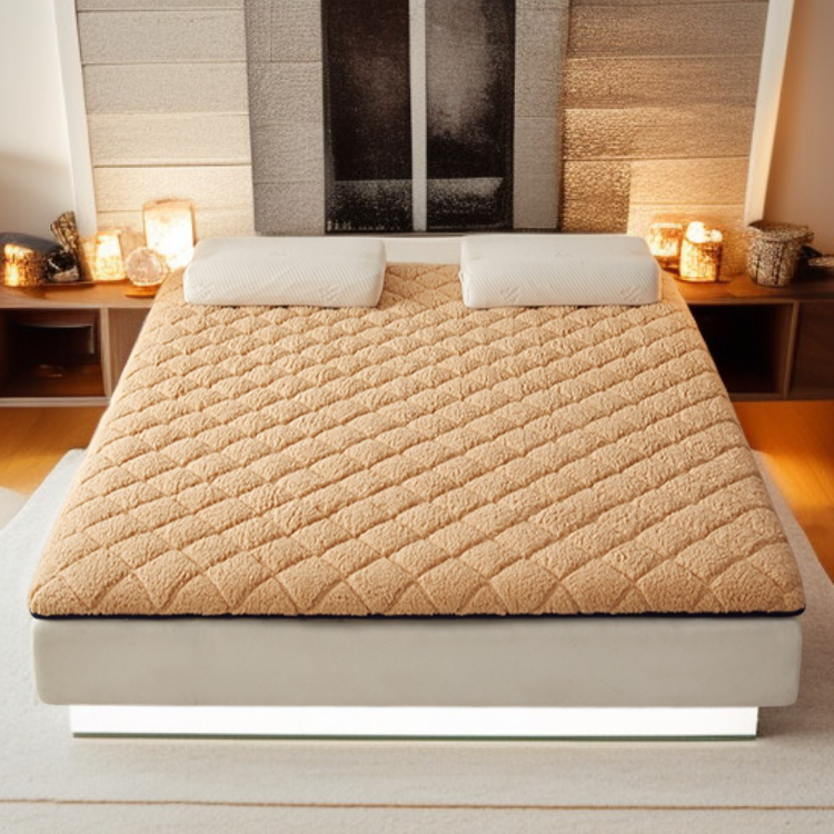 고급스러운 디자인의 캐시미어 보온 매트리스