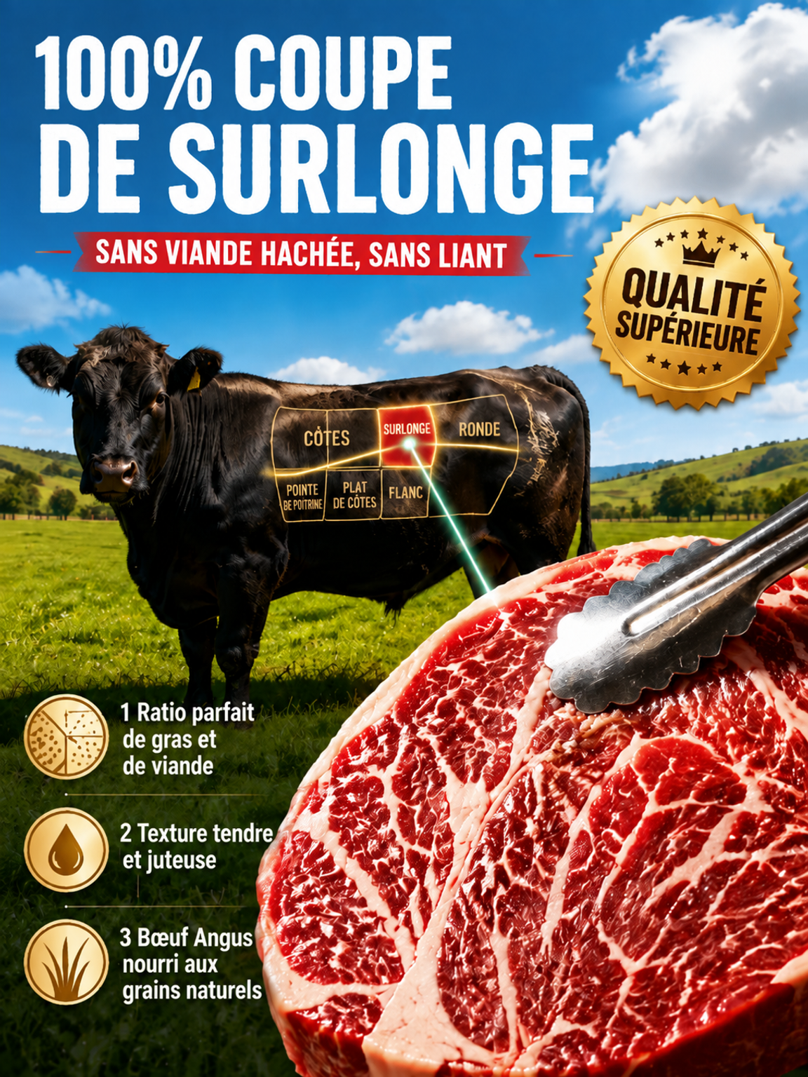 Chips croustillants au bœuf Angus