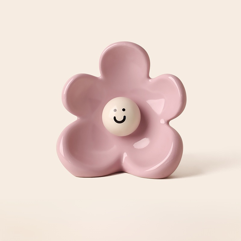 Cute Smiling Ceramic Vase