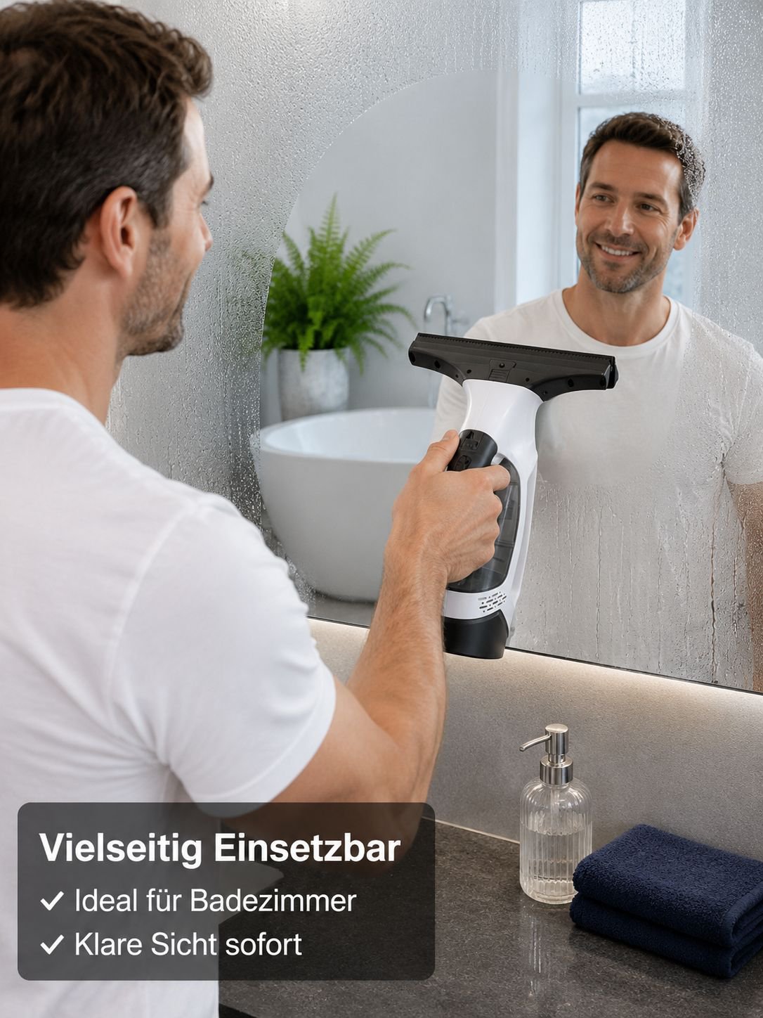 Multifunktionaler tragbarer Fensterreiniger