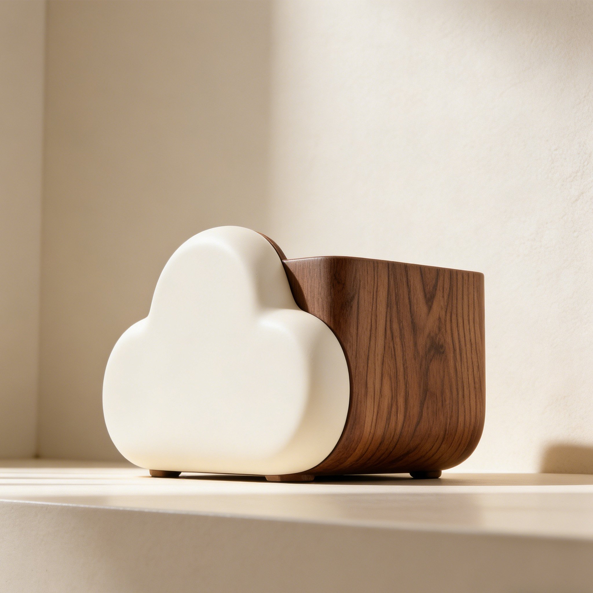 Multi-functional Solid Wood Desk Organizer