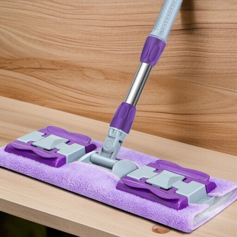 가정용 불량 플랫 밀대 10년 내구 건습 겸용 천 슬래브 밀대 깨끗한 나무 바닥 밀대
