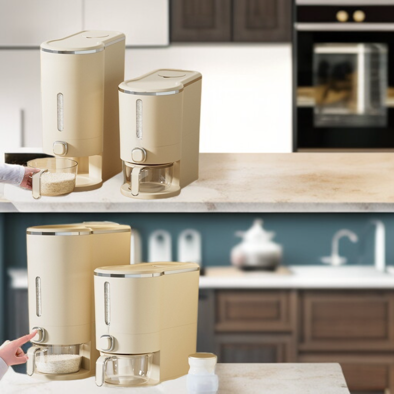 다용도 쌀통, 쌀과 곡물을 깔끔하게 정리