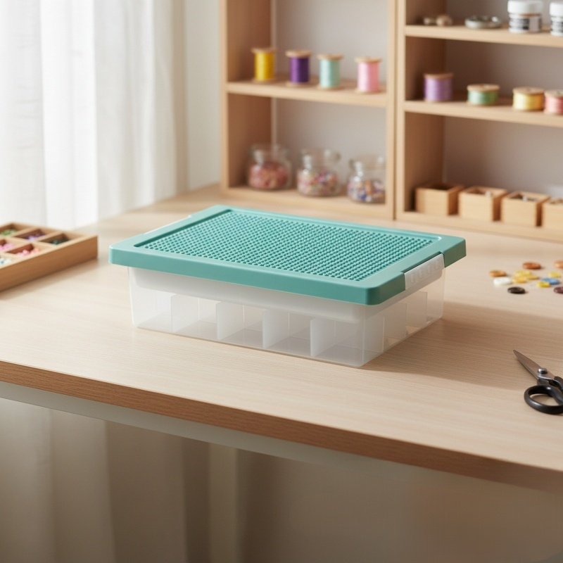 Caja organizadora de piezas de juguetes infantiles para escritorio