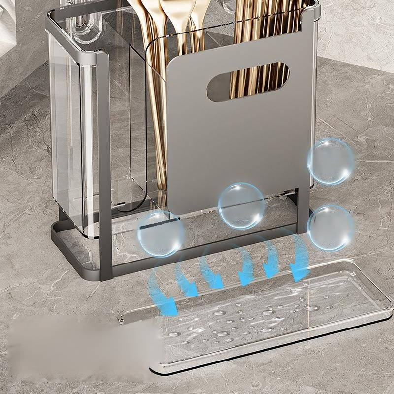 Wall-mounted chopstick holder