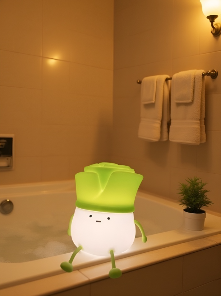 침실 인테리어용 파 모양 무드등