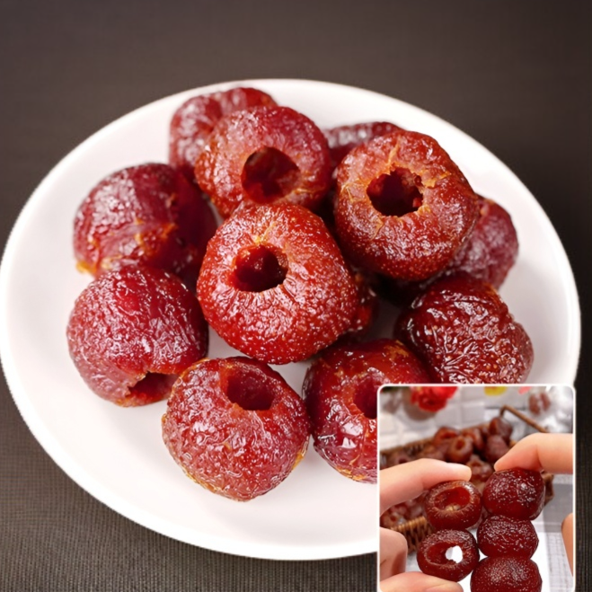 속이 빈 산사나무 씨 없는 보존 과일