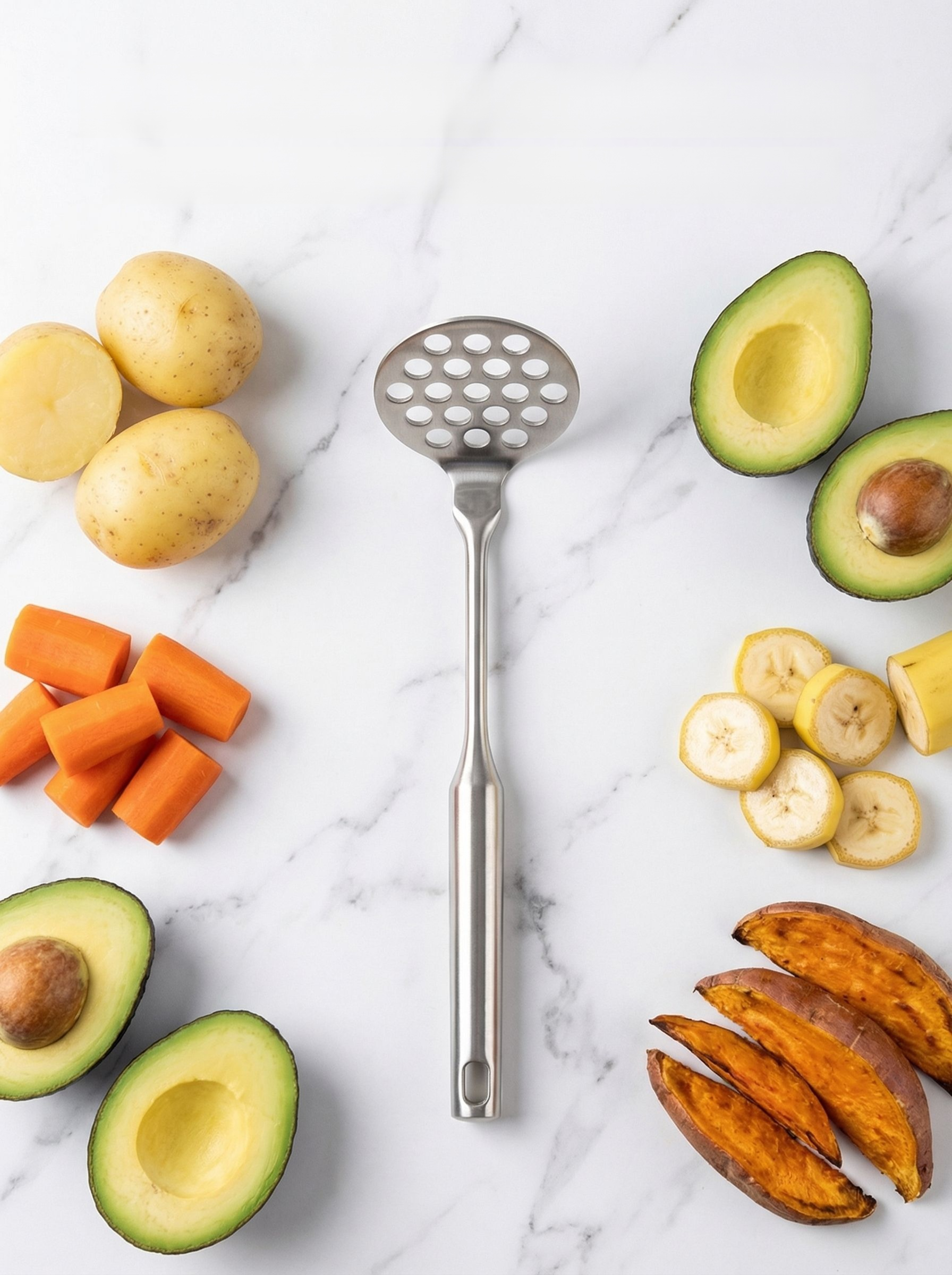 Kartoffelstampfer für Gemüse und Kartoffeln