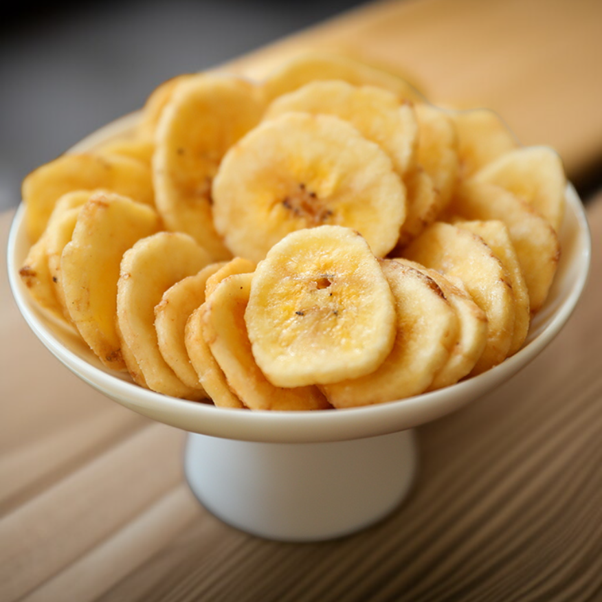 サクサクと甘いバナナチップス