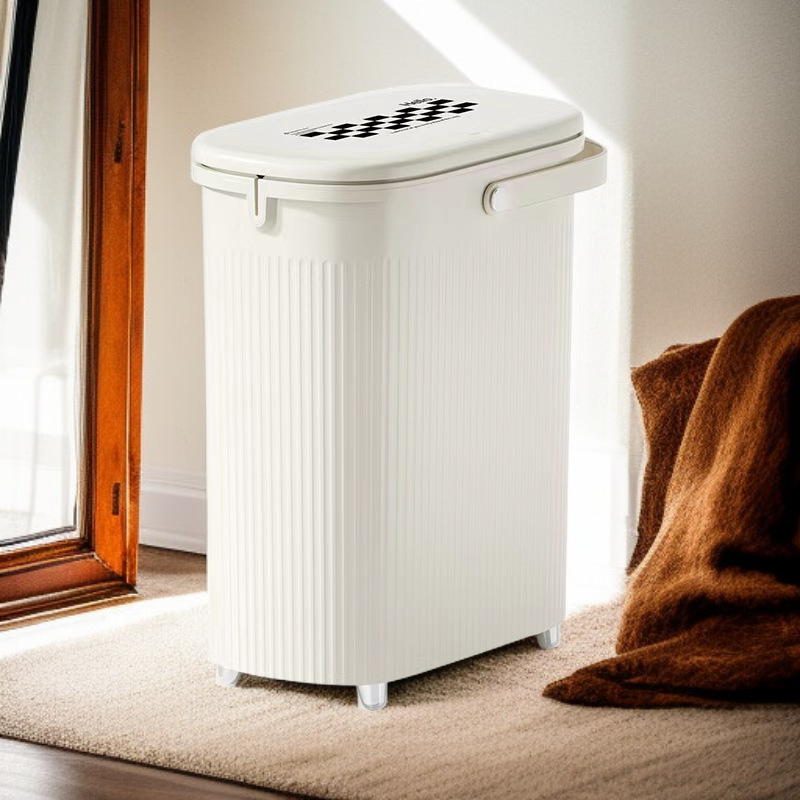 대용량 뚜껑 있는 쓰레기통