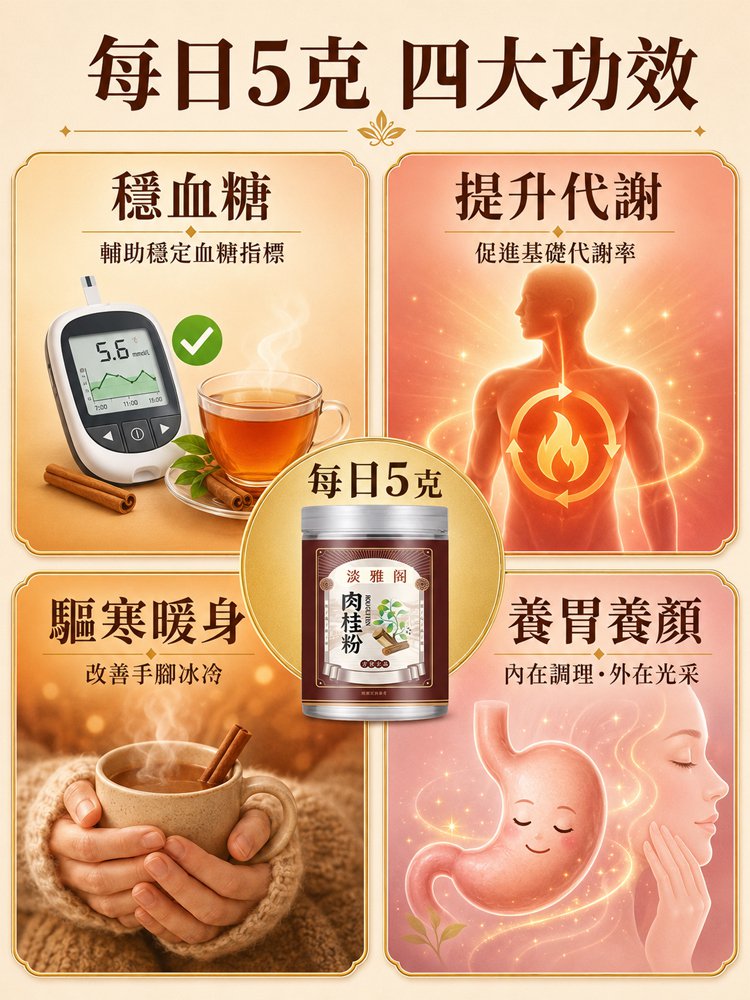【三高剋星】100%特級肉桂粉