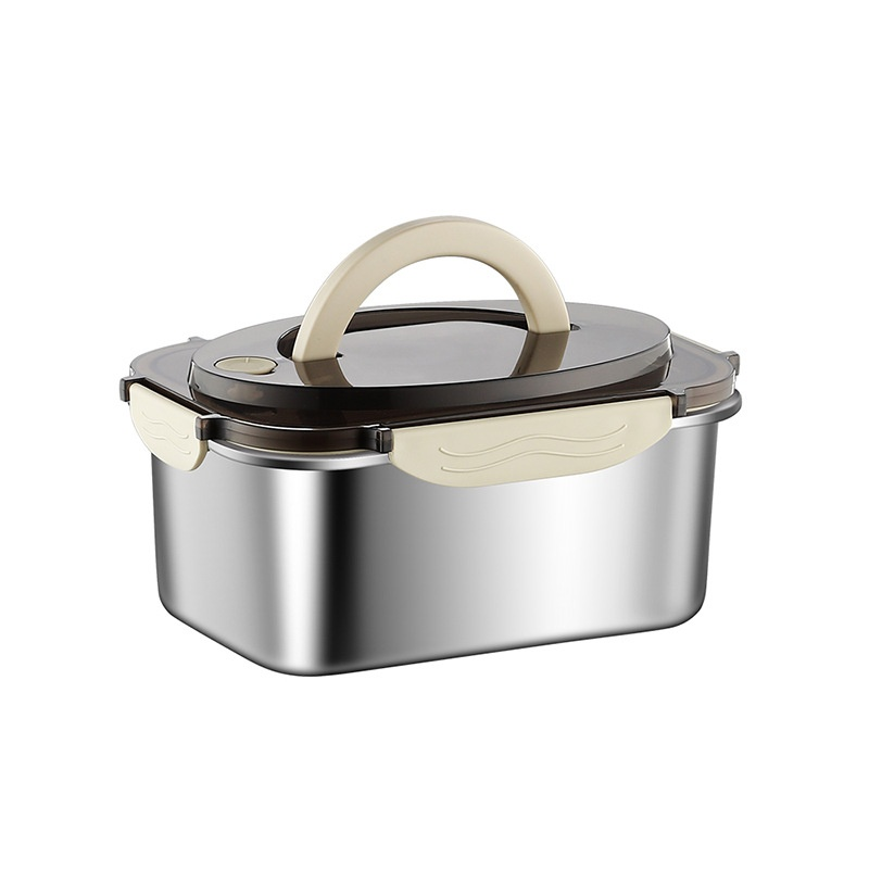 Pojemnik na żywność ze stali nierdzewnej z pokrywką