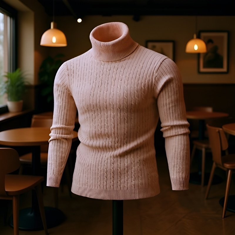 カジュアルスタイルの秋冬セーター