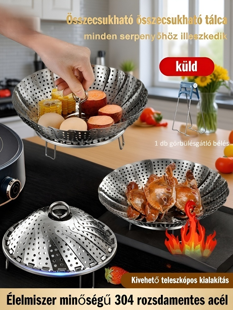 Többfunkciós összecsukható gőzölő