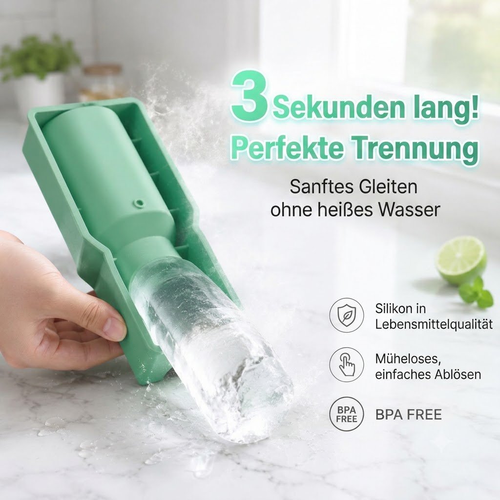 Schnell kühlende Silikon-Eiswürfelform, Eisbereiter für den Haushalt