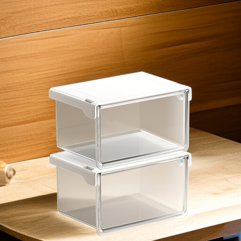 洗面台下にぴったりフィットする収納ボックス