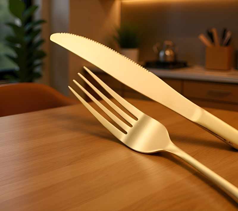 お手入れ簡単なカトラリーセット