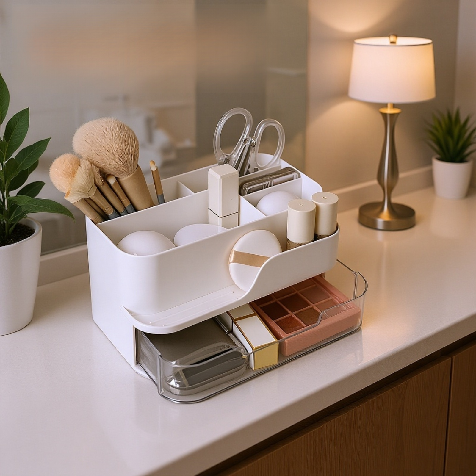 화장품 보관함 다양한 화장품 정리